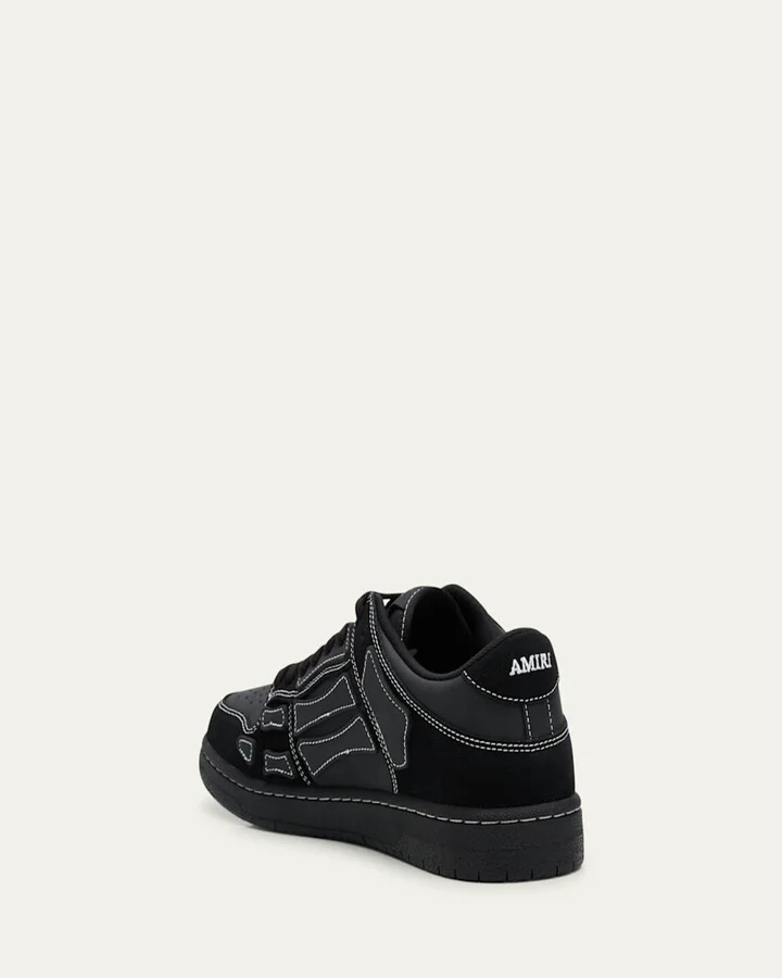 Men's Skel Top Tonal Leather Low-Top Sneakers - Image 3