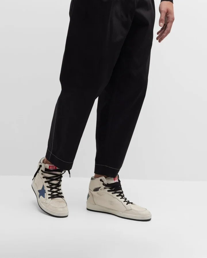 Men's Sky-Star Leather High Top Sneakers - Image 3