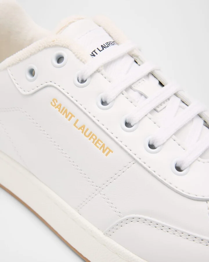 Men's SL/61 Leather Low-Top Sneakers - Image 3