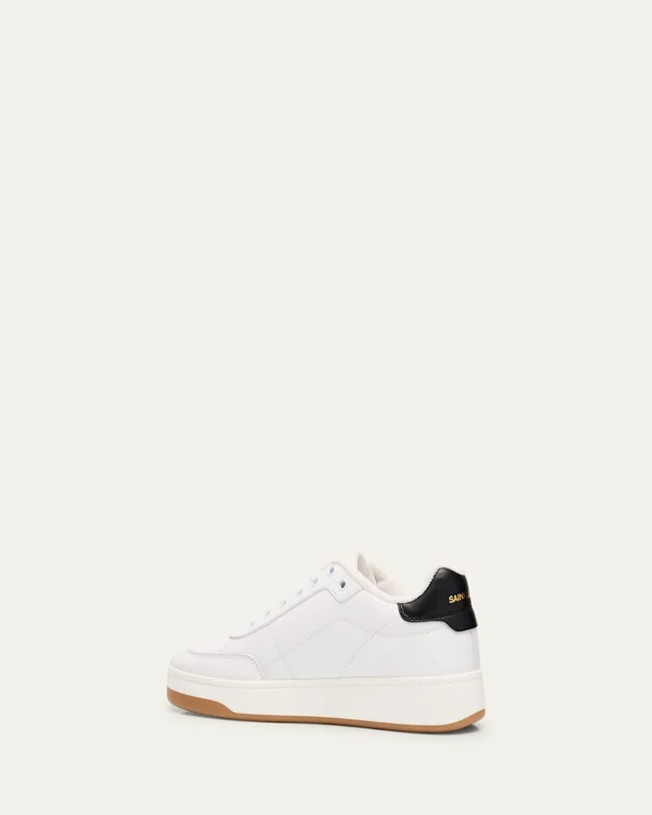 Men's SL/61 Leather Low-Top Sneakers - Image 10