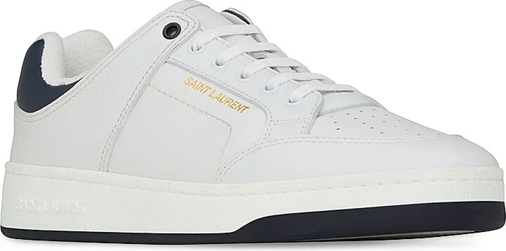 Men's SL/61 Sneakers in Grained Leather - White North Sea - Size 6 - Image 2