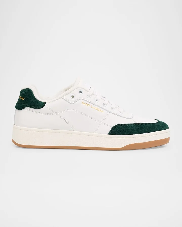 White/dark Green