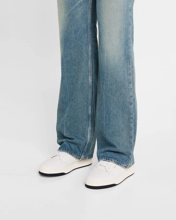 Men's SL61 Leather Low-Top Sneakers - Image 2