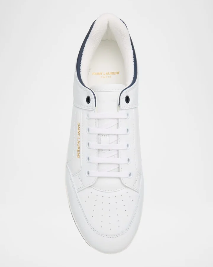 Men's SL61 Leather Low-Top Sneakers - Image 5