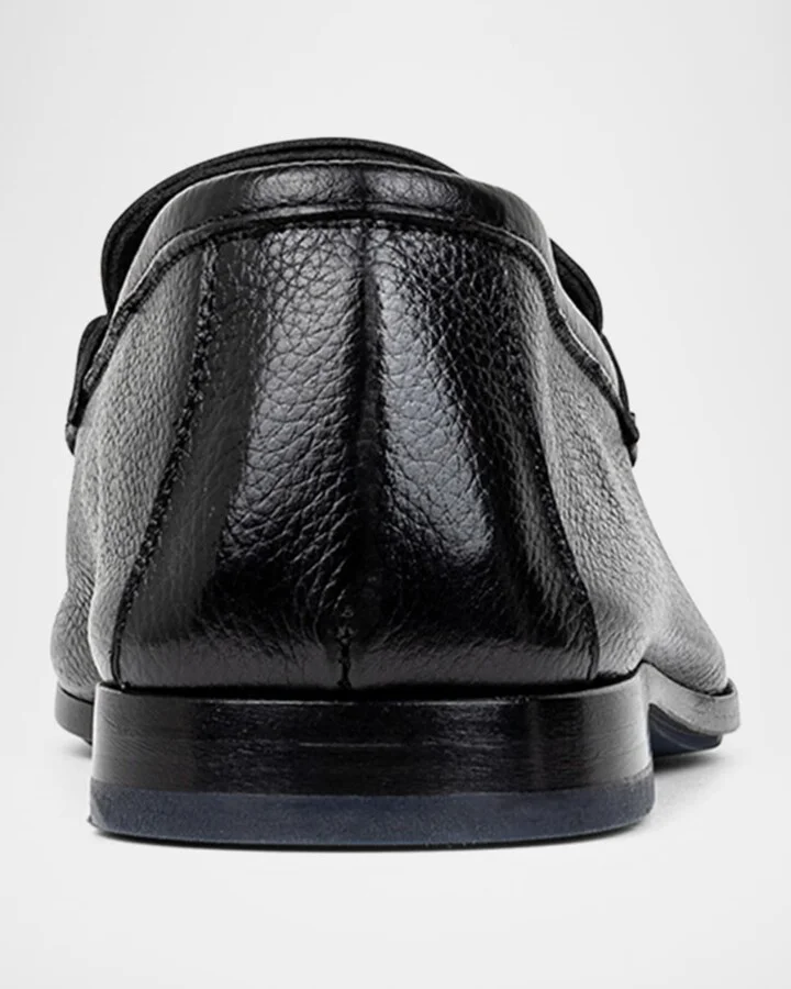 Men's Slade Tumbled Leather Bit Loafers - Image 3