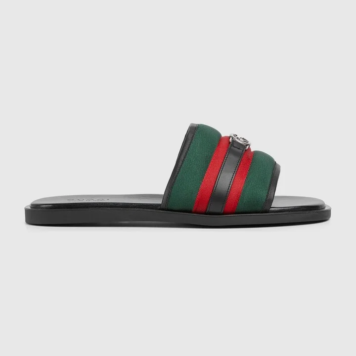 Men's slide sandal with Interlocking G