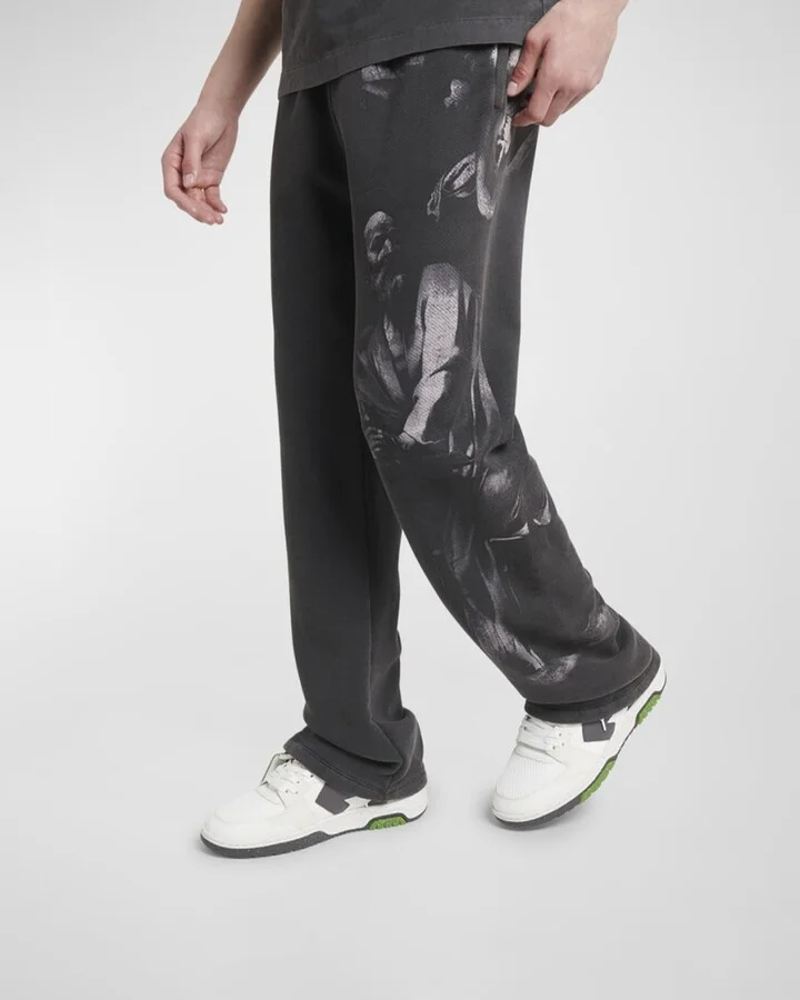 Men's Slim Out Of Office Mesh and Leather Low-Top Sneakers - Image 2