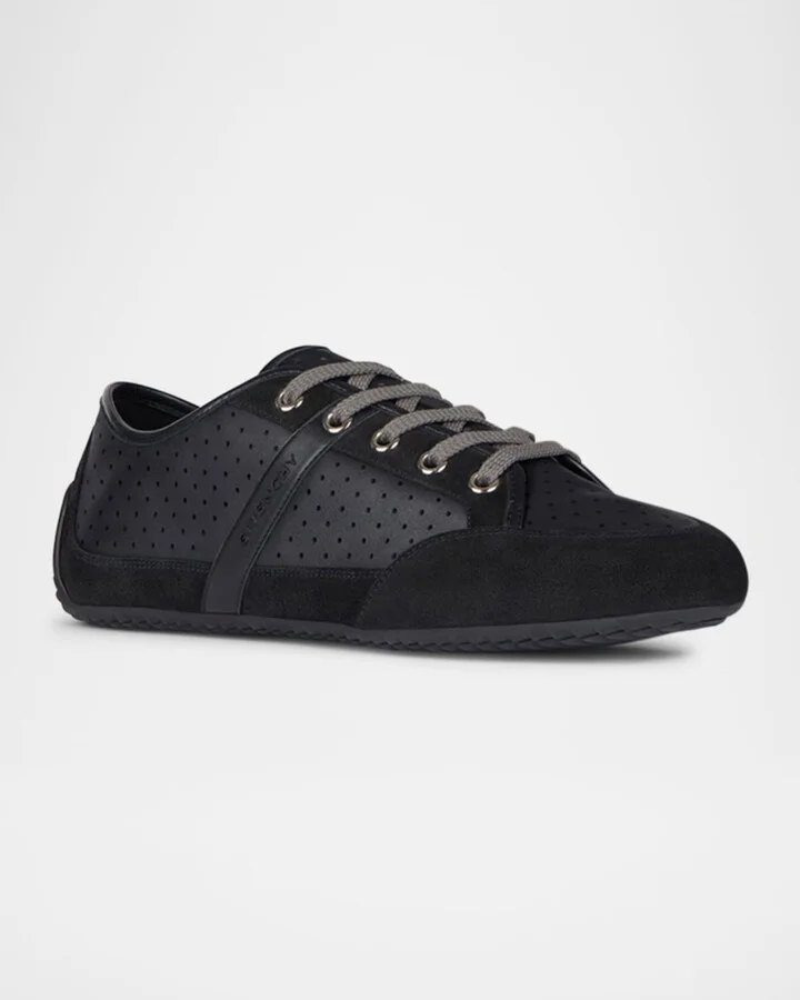 Men's Slim Perforated Sneakers - Image 4