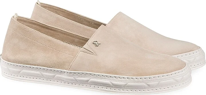 Men's Slip on Casual Shoes - Beige - Size 11 - Image 2