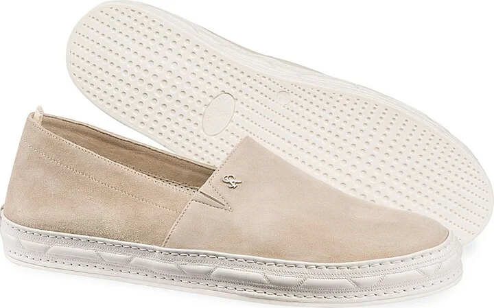 Men's Slip on Casual Shoes - Beige - Size 11 - Image 3