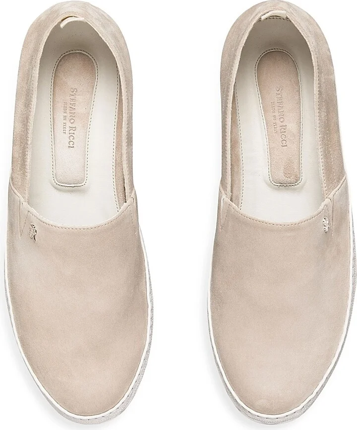 Men's Slip on Casual Shoes - Beige - Size 11 - Image 4