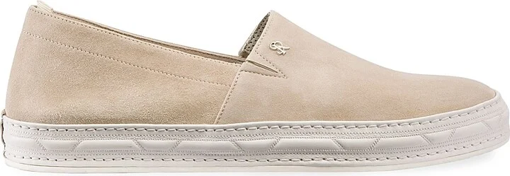 Men's Slip on Casual Shoes - Beige - Size 11