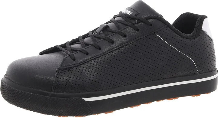 Mens Slip Resistant Leather Work & Safety Shoes