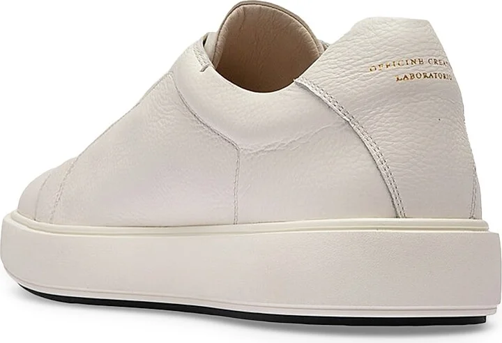 Men's Slouch 001 Leather Low-Top Sneakers - Nero - Size 6.5 - Image 7