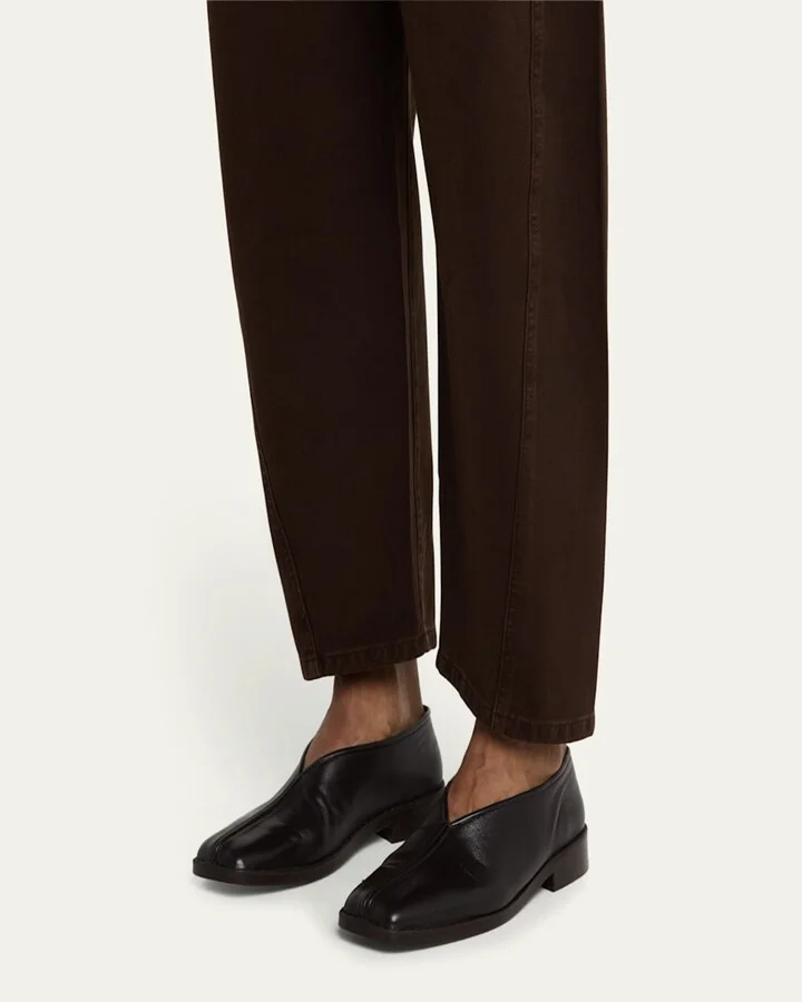Men's Smooth Napa Leather Slippers - Image 2