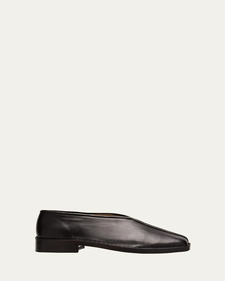 Men's Smooth Napa Leather Slippers