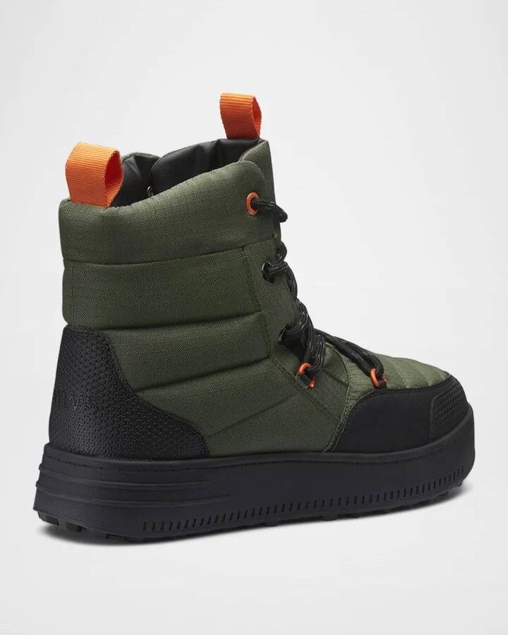 Men's Snow Runner Water-Resistant Quilted Boots - Image 3