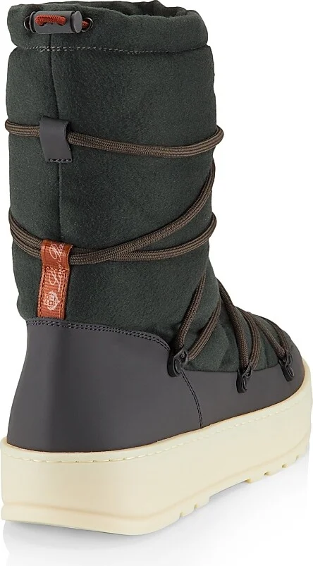Men's Snow Wander Quilted Boots - Jungle Green - Size 9 - Image 3