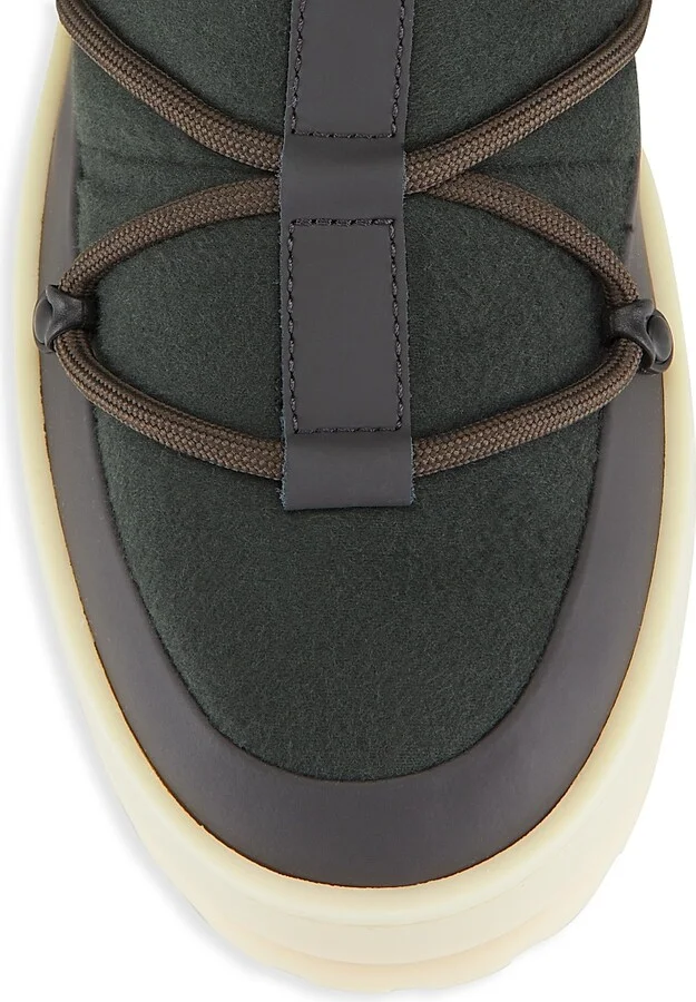 Men's Snow Wander Quilted Boots - Jungle Green - Size 9 - Image 4
