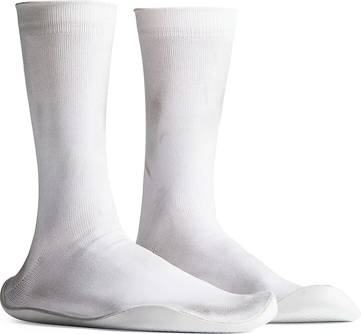 Men's Sock Sneakers - White - Size 6 - Image 2