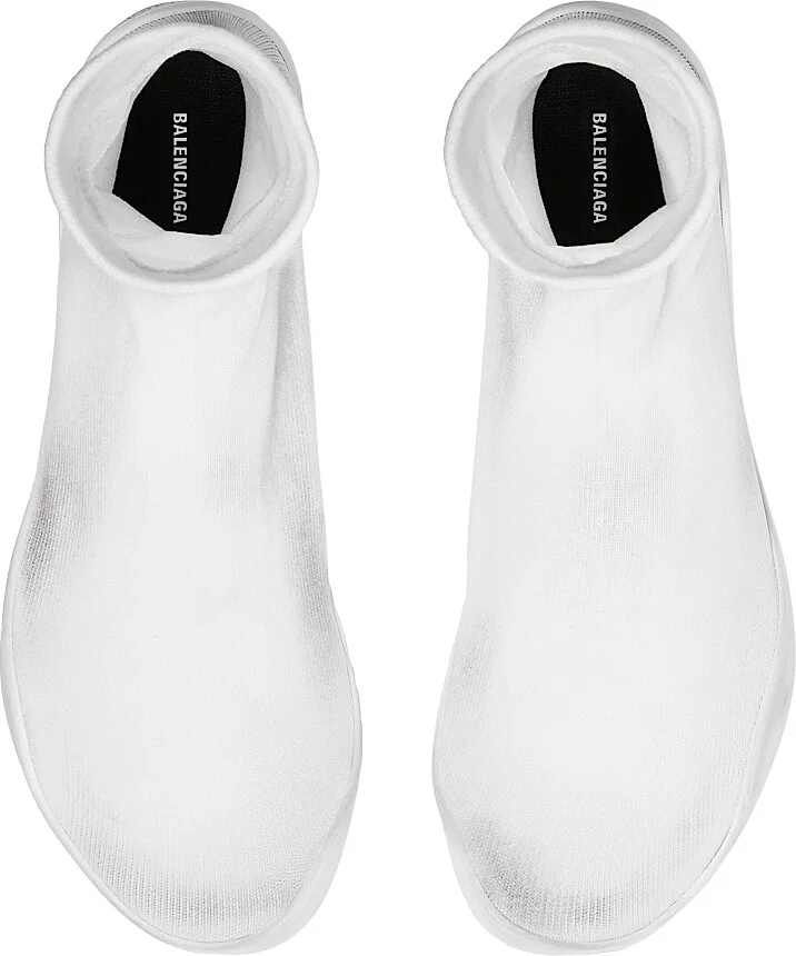 Men's Sock Sneakers - White - Size 6 - Image 6