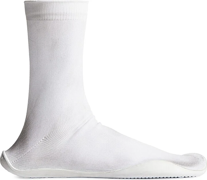 Men's Sock Sneakers - White - Size 6