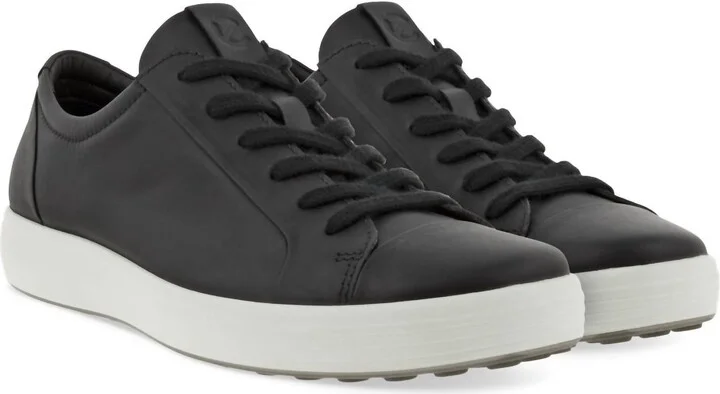 Men's Soft 7 City Leather Sneaker In Black