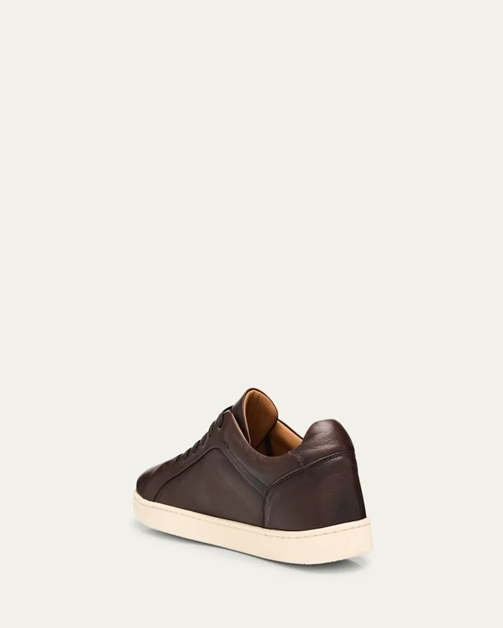 Men's Soft Leather Low-Top Sneakers - Image 7