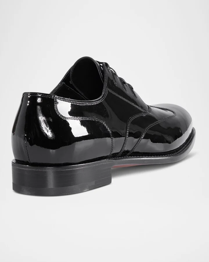 Men's Solane Patent Derby Shoes - Image 7