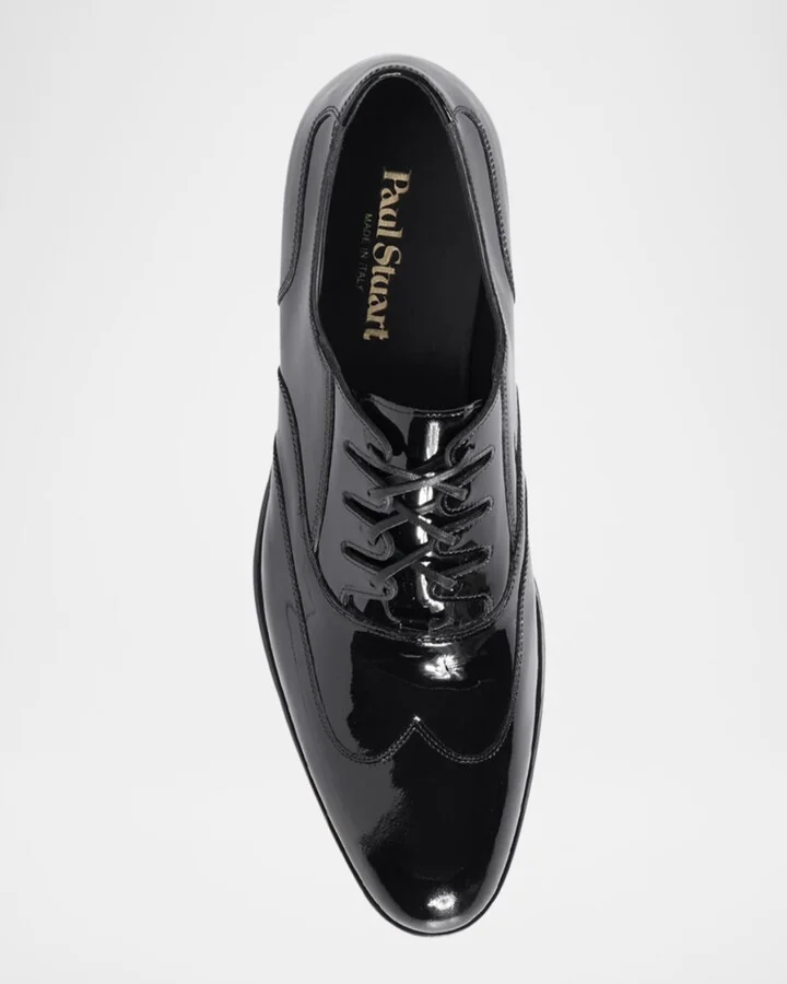 Men's Solane Patent Derby Shoes - Image 10