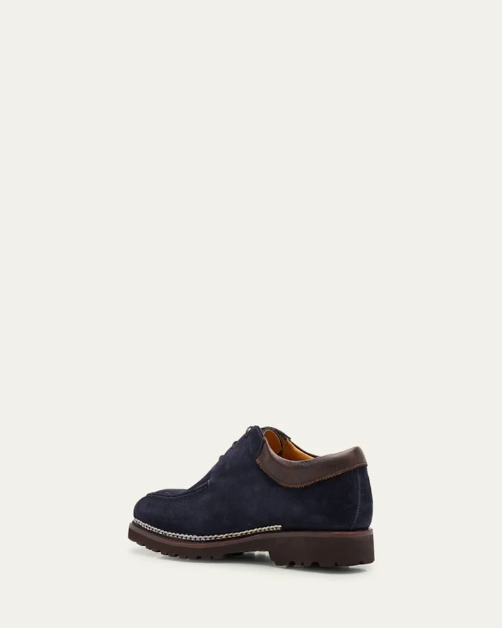 Men's Sontuoso Suede Lug Sole Oxfords - Image 8