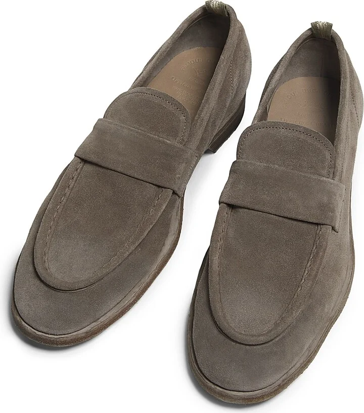 Men's Sound Suede Penny Loafers - Quarzo - Size 6 - Image 4