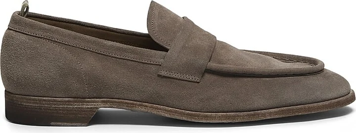 Men's Sound Suede Penny Loafers - Quarzo - Size 6