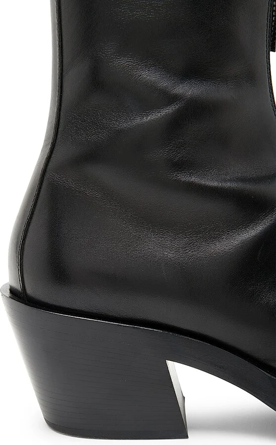 Men's Sparrow Leather Boots - Black - Size 9 - Image 5