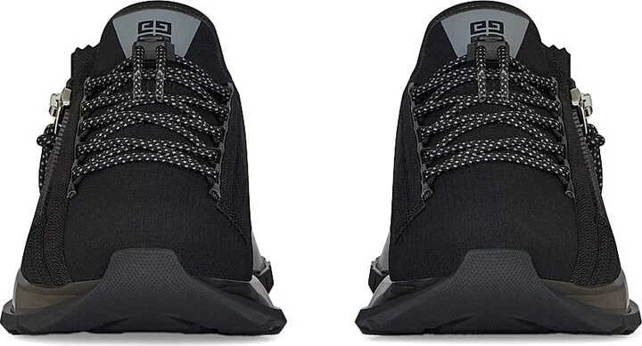 Men's Spectre Runner Sneakers in Synthetic Fiber - Black Grey - Size 7 - Image 2