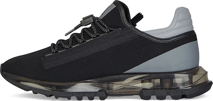 Men's Spectre Runner Sneakers in Synthetic Fiber - Black Grey - Size 7 - Image 3
