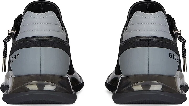 Men's Spectre Runner Sneakers in Synthetic Fiber - Black Grey - Size 7 - Image 7