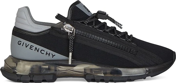 Men's Spectre Runner Sneakers in Synthetic Fiber - Black Grey - Size 7