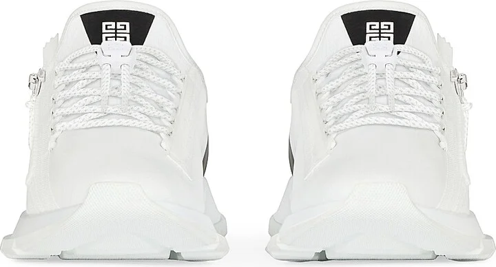 Men's Spectre Runner Sneakers in Synthetic Leather - Black White - Size 6 - Image 9