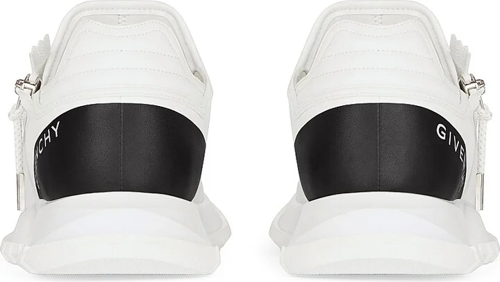 Men's Spectre Runner Sneakers in Synthetic Leather - Black White - Size 6 - Image 10