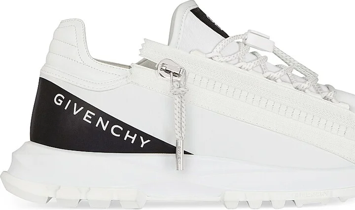 Men's Spectre Runner Sneakers in Synthetic Leather - Black White - Size 6 - Image 11
