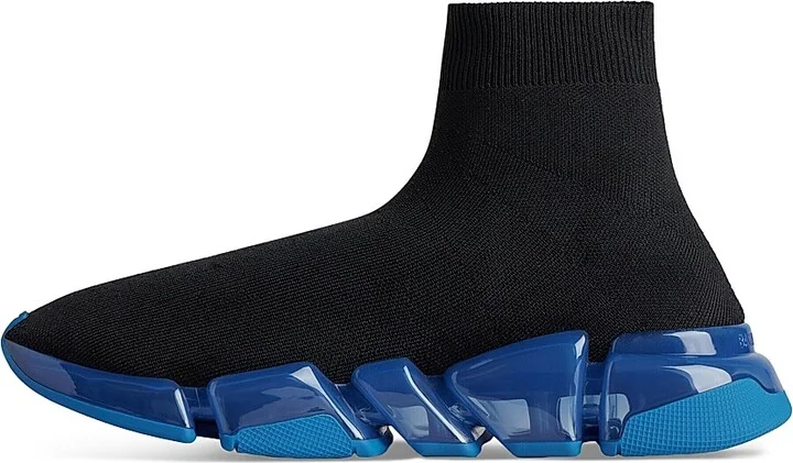 Men's Speed 2.0 Full Clear Sole Recycled Knit Sneakers - Black - Size 7 - Image 8