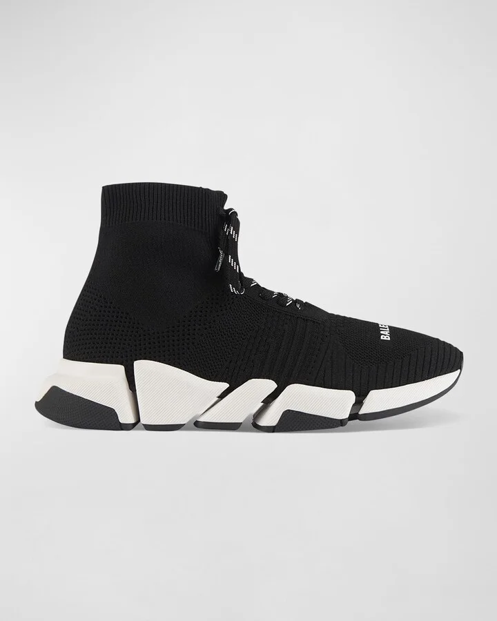 Men's Speed 2.0 Lace-Up Knit Runner Sneakers