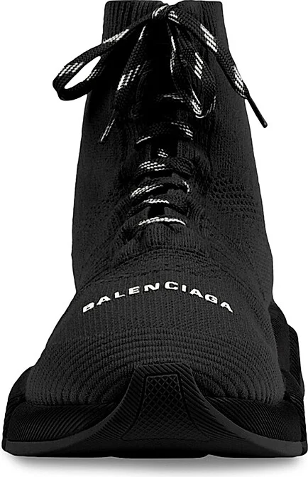 Men's Speed 2.0 Lace-up Recycled Knit Sneaker - Black - Size 6 - Image 2