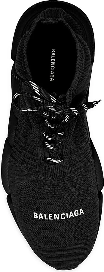 Men's Speed 2.0 Lace-up Recycled Knit Sneaker - Black - Size 6 - Image 4