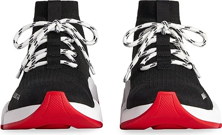Men's Speed 2.0 Lace-Up Recycled Knit Sneakers - Black - Size 7 - Image 3