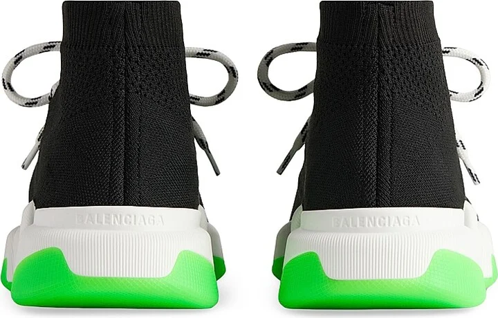 Men's Speed 2.0 Lace-Up Recycled Knit Sneakers - Black - Size 7 - Image 9