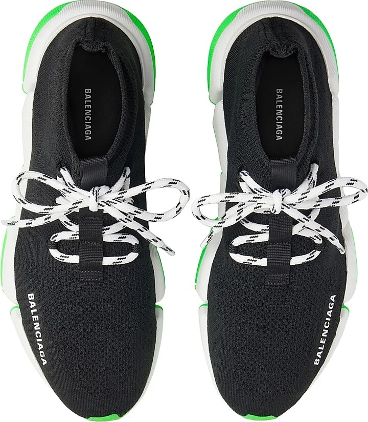 Men's Speed 2.0 Lace-Up Recycled Knit Sneakers - Black - Size 7 - Image 11