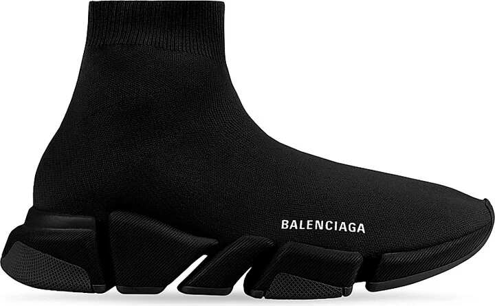 Men's Speed 2.0 Monocolor Recycled Knit Sneakers - Black - Size 7