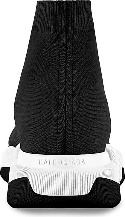 Men's Speed 2.0 Recycled Knit Sneaker - Black White - Size 6 - Image 5
